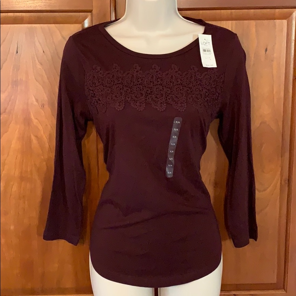 Brand NWT LOFT L/S Casual Top XS